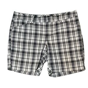 Dockers Golf Shorts Womens 12P Golf Plaid Athletic Pockets